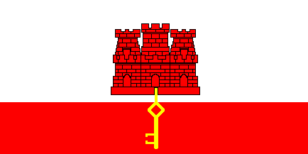 Nationale vlag, Gibraltar