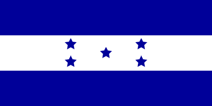 Nationale vlag, Honduras
