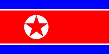 Nationale vlag, Korea, Noord-