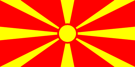 Nationale vlag, Macedonië, de Voormalige Joegoslavische Republiek