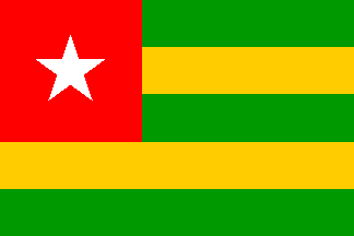 Nationale vlag, Togo