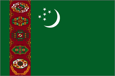 Nationale vlag, Turkmenistan